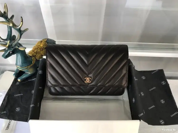 First Bag Ru Lambskin Gold Silver Flap With   CHANEL Bag Hardware 0621